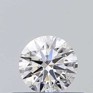 0.3 Carat Round D SI2 EX VG GIA Natural Diamond