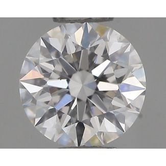 0.35 Carat Round E SI1 EX GIA Natural Diamond