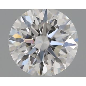 0.57 Carat Round F VS1 EX GIA Natural Diamond