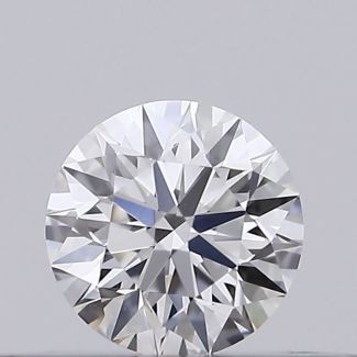 0.2 Carat Round G VVS1 EX GIA Natural Diamond