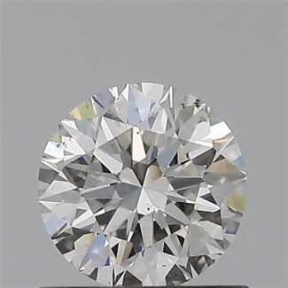 0.61 Carat Round H VS2 EX GIA Natural Diamond