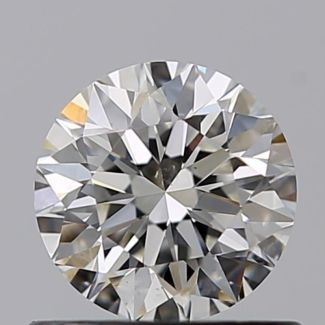 0.60 Carat Round H VS2 VG GIA Natural Diamond