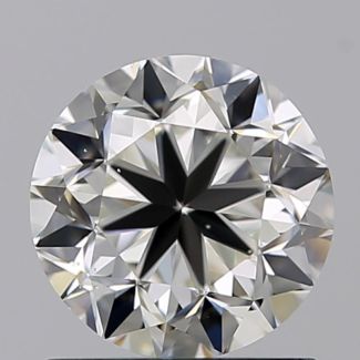 1.03 Carat Round J VS2 GD EX VG GIA Natural Diamond