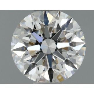 0.51 Carat Round F VS2 EX GIA Natural Diamond