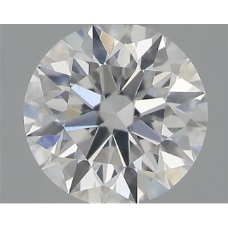 0.34 Carat Round F VS1 EX GIA Natural Diamond