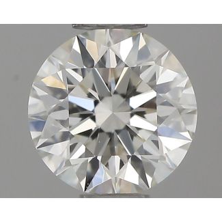 0.5 Carat Round H VS1 EX IGI Natural Diamond