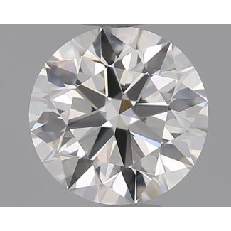 0.51 Carat Round H VS1 EX IGI Natural Diamond