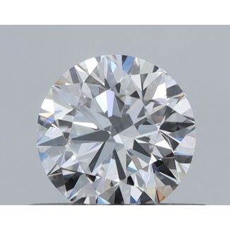 0.53 Carat Round F VS1 EX GIA Natural Diamond