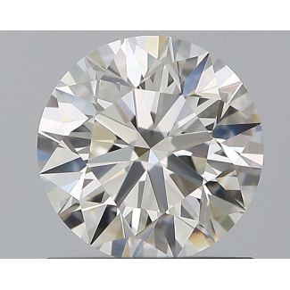 1.0 Carat Round H VVS2 EX GIA Natural Diamond