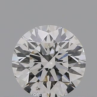 0.35 Carat Round F SI2 EX GIA Natural Diamond