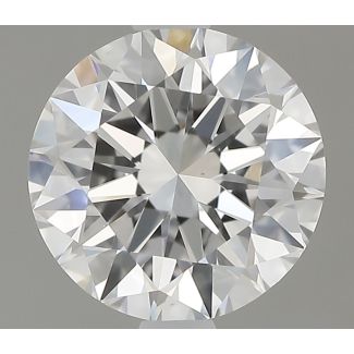 0.9 Carat Round F VS2 EX VG GIA Natural Diamond