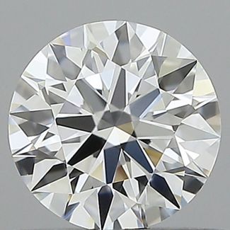 0.51 Carat Round E VVS1 EX GIA Natural Diamond