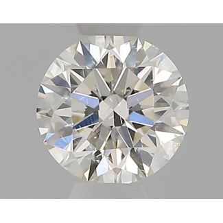 0.30 Carat Round G SI2 EX IGI Natural Diamond