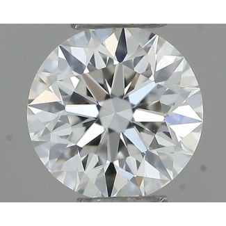 0.25 Carat Round H VS2 EX GIA Natural Diamond