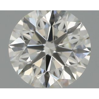 0.55 Carat Round H VS1 EX IGI Natural Diamond