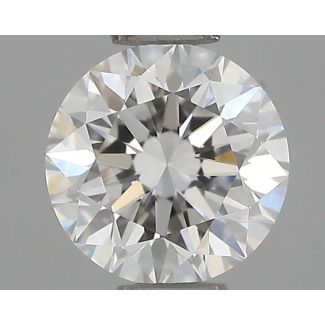 0.51 Carat Round F VVS1 EX IGI Natural Diamond