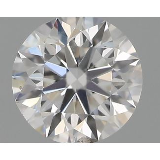 0.30 Carat Round F SI2 EX GIA Natural Diamond