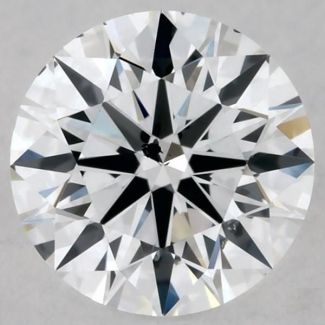 0.43 Carat Round D SI2 EX GIA Natural Diamond