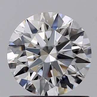 0.71 Carat Round F SI1 EX GIA Natural Diamond