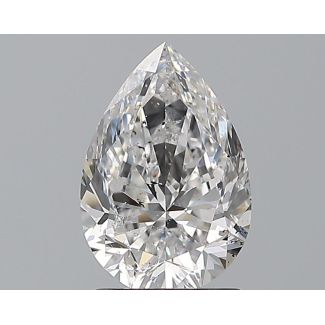 1.5 Carat Pear D SI2 - EX GIA Natural Diamond