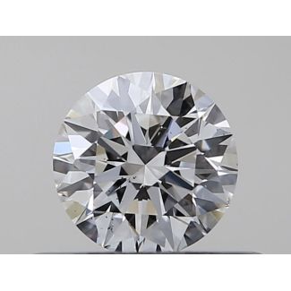 0.3 Carat Round D SI1 EX GIA Natural Diamond