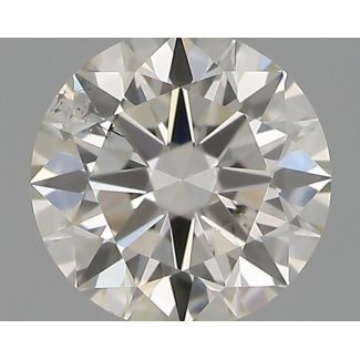 0.30 Carat Round H SI1 EX IGI Natural Diamond