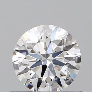 0.5 Carat Round F VS2 EX GIA Natural Diamond