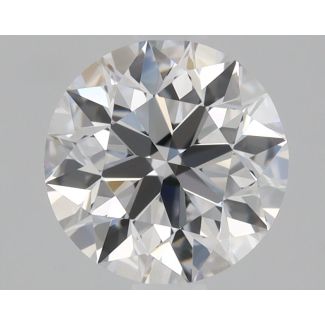 0.9 Carat Round D VVS1 EX GIA Natural Diamond