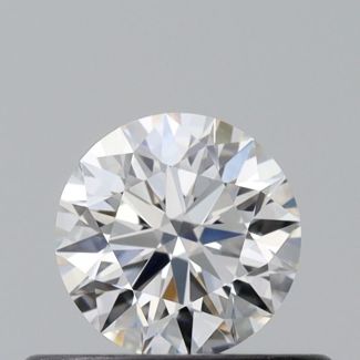 0.34 Carat Round F VS1 EX GIA Natural Diamond