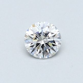 0.39 Carat Round D VS2 EX GIA Natural Diamond