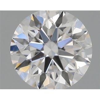 0.53 Carat Round E VS1 EX GIA Natural Diamond