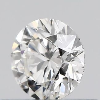 0.32 Carat Round I SI1 EX GIA Natural Diamond