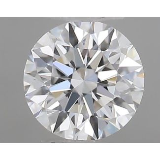 0.23 Carat Round D VVS1 EX GIA Natural Diamond