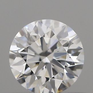 0.45 Carat Round D VVS1 EX GIA Natural Diamond