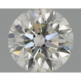 0.63 Carat Round H VS1 EX IGI Natural Diamond