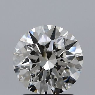 1.51 Carat Round H SI2 EX GIA Natural Diamond