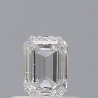 0.50 Carat Emerald D SI1 - VG GIA Natural Diamond