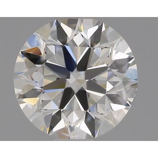 0.7 Carat Round H VVS2 EX GIA Natural Diamond