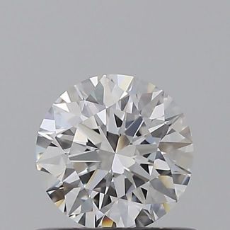 0.56 Carat Round E IF EX GIA Natural Diamond