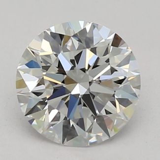 0.60 Carat Round D VVS2 EX GIA Natural Diamond