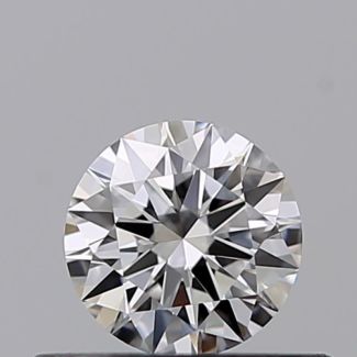 0.30 Carat Round E VVS1 EX GIA Natural Diamond