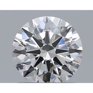 0.71 Carat Round H VS1 EX GIA Natural Diamond