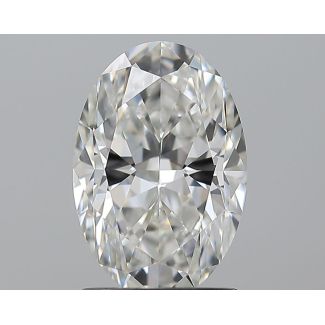 1.5 Carat Oval G VVS2 - EX GIA Natural Diamond