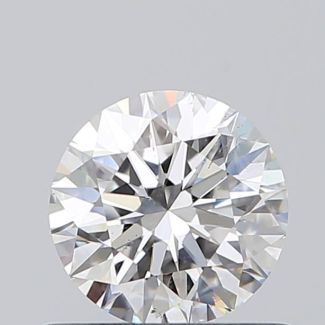 0.6 Carat Round E SI1 EX GIA Natural Diamond