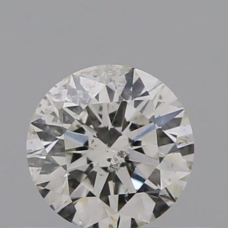 0.31 Carat Round H I1 EX GIA Natural Diamond