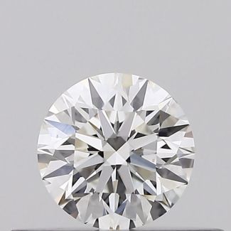 0.25 Carat Round H VS2 EX VG GIA Natural Diamond