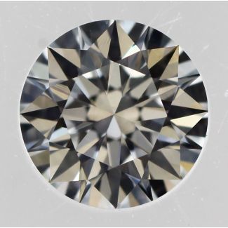 0.21 Carat Round E VVS1 EX GIA Natural Diamond