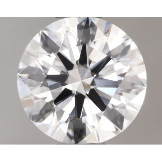 0.57 Carat Round D VVS1 EX GIA Natural Diamond