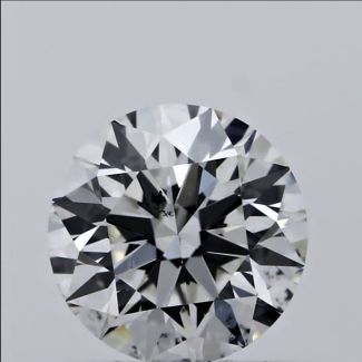 0.40 Carat Round I SI2 EX GIA Natural Diamond