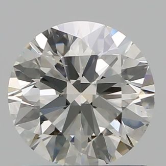 0.90 Carat Round K SI1 EX VG GIA Natural Diamond